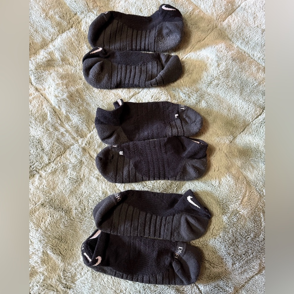 Nike Women's Dri Fit Ankle Socks (3 pairs)